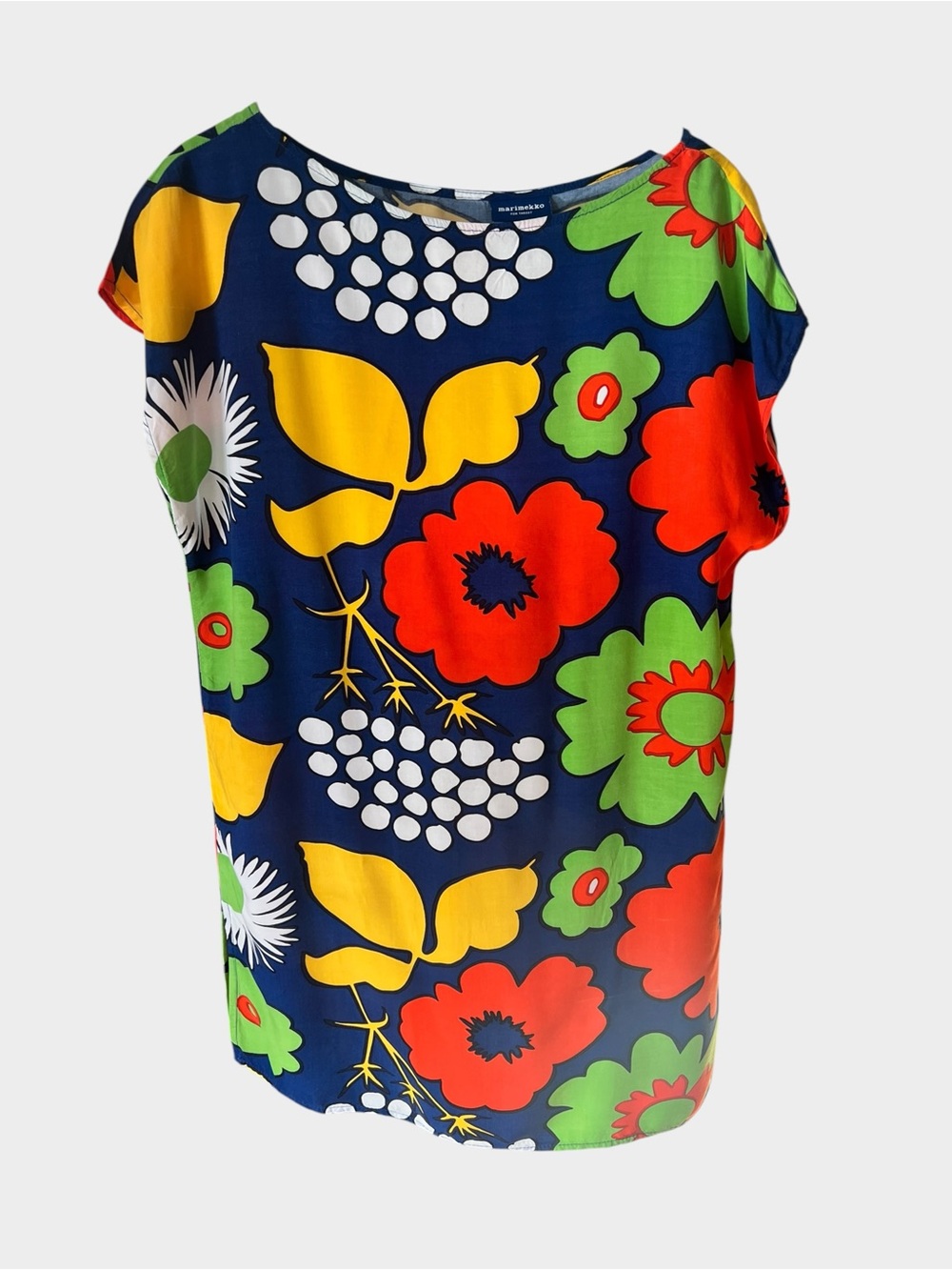 Marimekko for Target kukkatori print tunic mini dress.